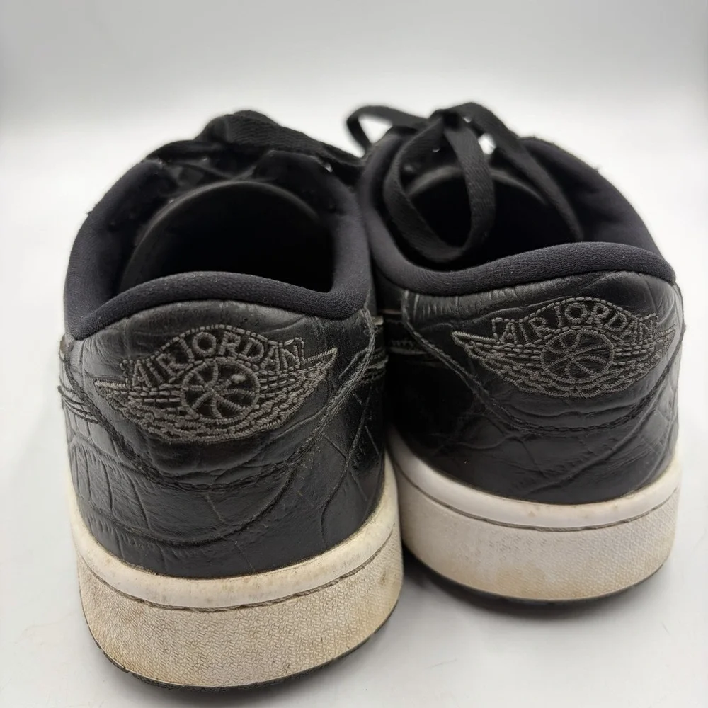 Air Jordan 1 Golf Low Black Croc Mens 9.5 - Spikeless Shoes Sneakers DD9315-003